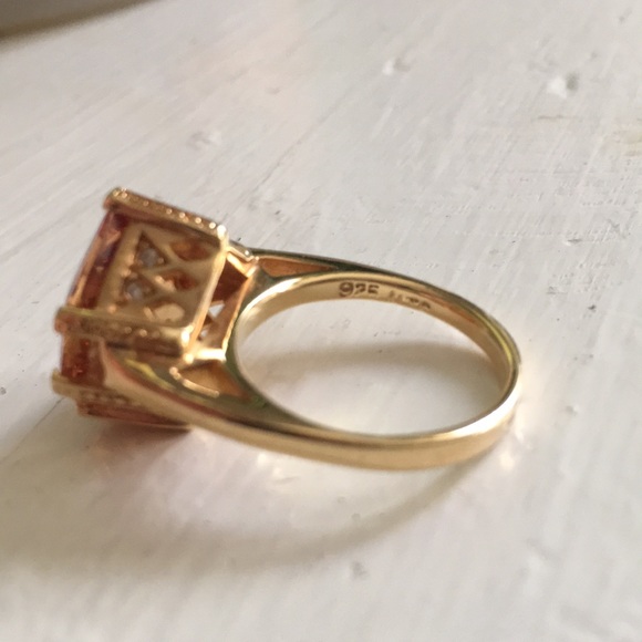 Gold plated sterling ring - Picture 3 of 6